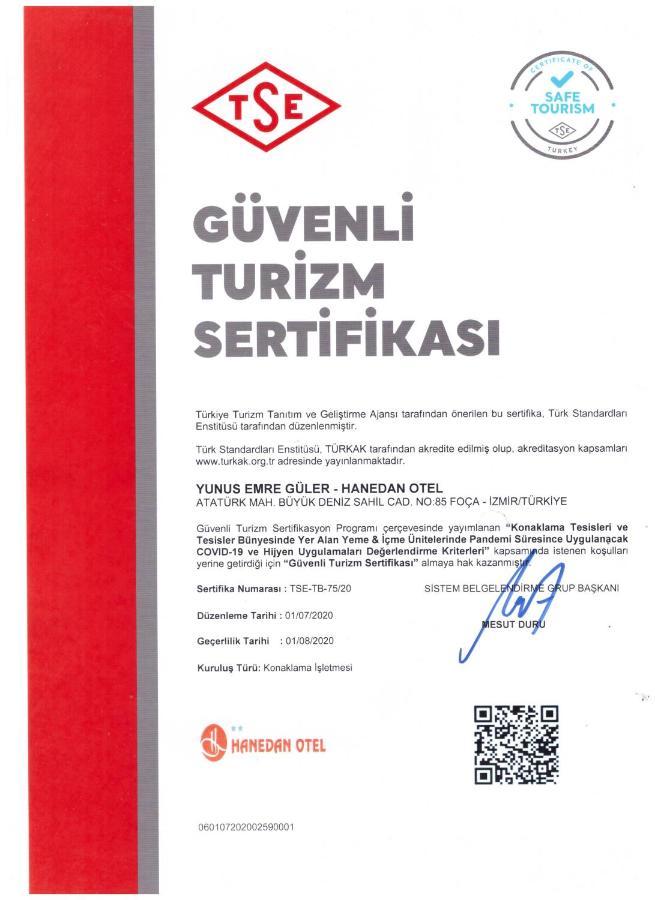 Hanedan Otel Foca Izmir Екстериор снимка